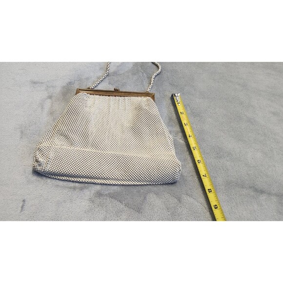 Whiting & Davis Cream Mesh Purse - Picture 8 of 8